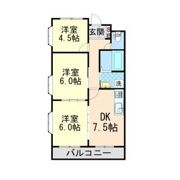 エスポワール六甲の間取り画像