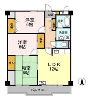 ハイツ飯泉 B棟の間取り画像
