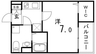 ル・レーヴKAWANISHIの間取り画像