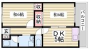 中道グリーンハイツの間取り画像