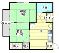 ハイツワンの間取り画像