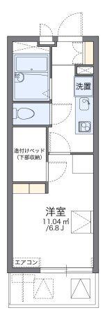 レオパレス舎利寺CFの間取り画像