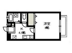 メープル湊の間取り画像