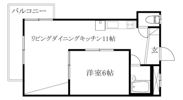 湯渡ハイツの間取り画像