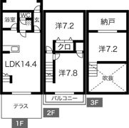 Tuscany Villas Bの間取り画像