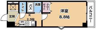 ニューサンライズの間取り画像