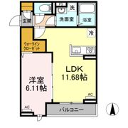 ロイヤルレジデンスⅡの間取り画像