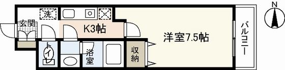 メイプル舟入の間取り画像