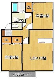 レジデンスカームIの間取り画像