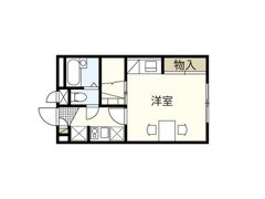 レオパレスGreen Hillの間取り画像