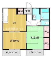 ハイム三原の間取り画像