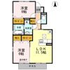 ルミエール B棟の間取り画像