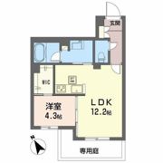 ペルル段原南の間取り画像