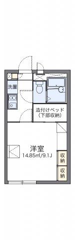 レオパレス古市場2の間取り画像