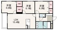 グランスタジオ幸町の間取り画像
