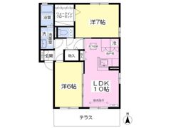 ポラールB棟の間取り画像