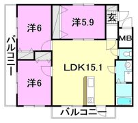 ブライム サンライトの間取り画像