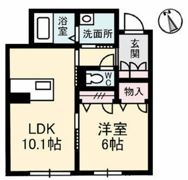 グランマスト中筋 A棟の間取り画像
