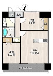 レクシア大日の間取り画像