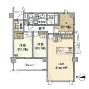 ローレルコート武蔵小杉今井仲町の間取り画像