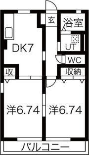 グリーンガーデンDの間取り画像