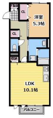 アヴェニュー暁町の間取り画像