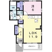 ルミエールⅢの間取り画像