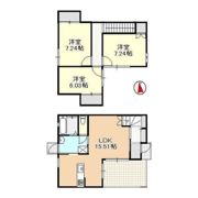 キャレブラン大蒲の間取り画像