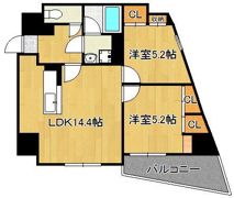 オールセインツの間取り画像