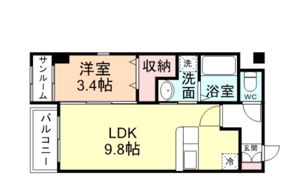 カナルパークコートⅣの間取り画像