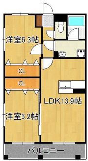 ミーナ白銀の間取り画像