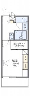 レオパレスコンフォール石橋Bの間取り画像