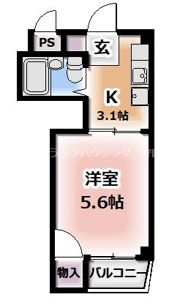 白樺ハイツ清水Ⅱの間取り画像