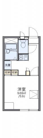 レオパレスフルーラの間取り画像