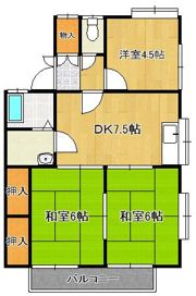 コーポなかのの間取り画像