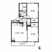 セントレ富沢の間取り画像