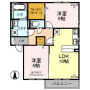 リビングタウン舟橋壱番館 Cの間取り画像