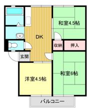 ドリームハイツ出石C棟の間取り画像