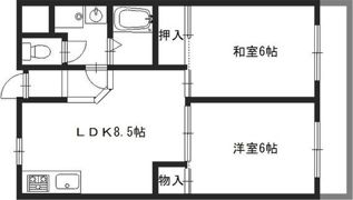 アパートメントNINEの間取り画像
