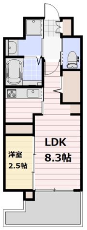 ロイヤルタワー宗像中央の間取り画像