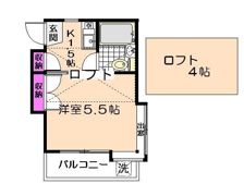 メゾンキタジマの間取り画像