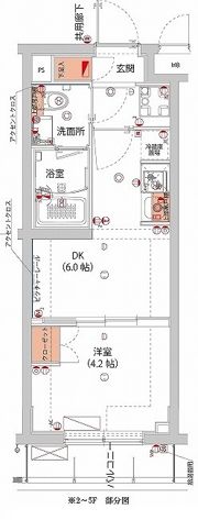 ハーモニーレジデンス武蔵小杉フォレストスクエアの間取り画像