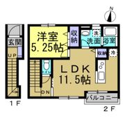 リーブルファイン新舞子Ⅱの間取り画像