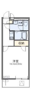 レオネクストカーサKASAI1の間取り画像