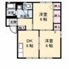 カトレアハイツ B棟の間取り画像