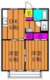 アメニティハイツ Bの間取り画像