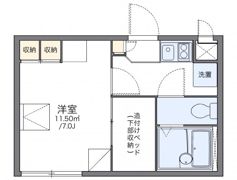 レオパレス熊野町東の間取り画像