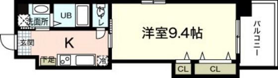 ノーブル縮景園の間取り画像