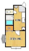STY－1マンションの間取り画像