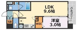 コンフォリア・リヴ南森町Qの間取り画像